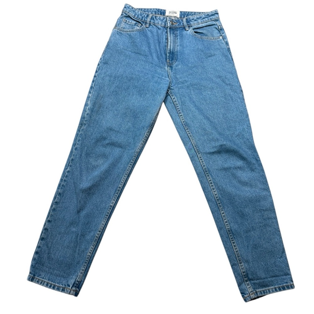 Zara Women's Straight Leg Blue Jeans